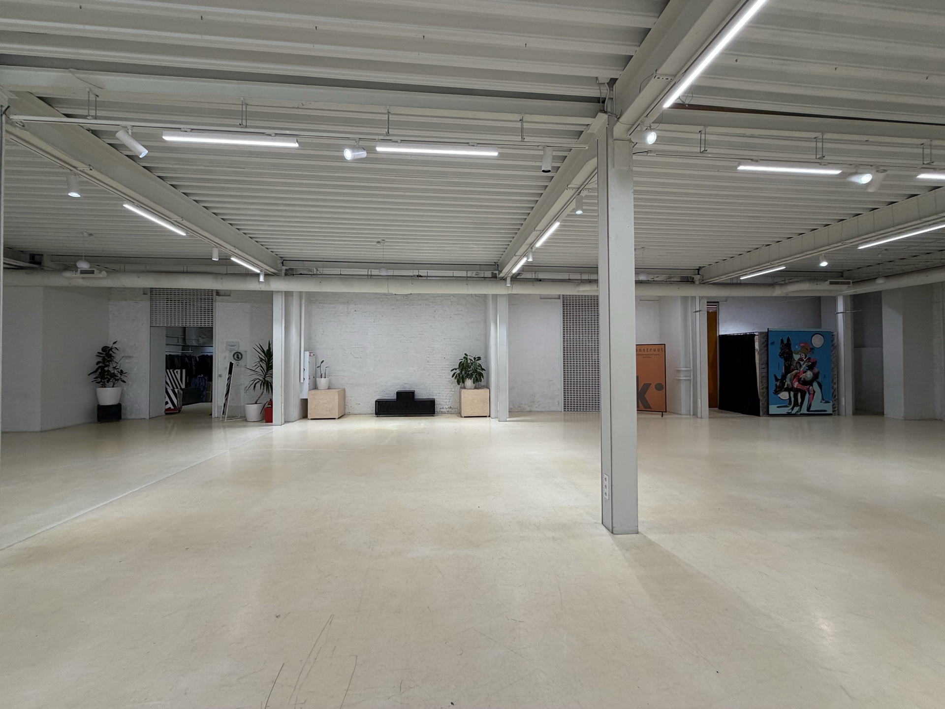 open floor inside venue